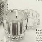 1977, Youth-Dew, STAR CRYSTAL FRAGRANCE CANDLE - LARGE