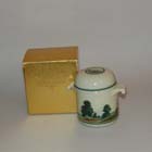 1982, Aliage, COUNTRY WINTER PORCELAIN - COVERED PLANTER CANDLE - LARGE