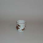1982, Youth-Dew, PICTUREBOOK CHRISTMAS PORCELAIN - CACHEPOT - CANDLE - SMALL