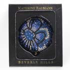 0, KATHRINE BAUMANN - FLOWER BLUE (BACK - CLEAR RHINESTONES)