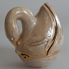 NEVER, SWAN BABY SWAN INSIDE - ENAMELLED 