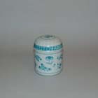 0, Youth-Dew, COUNTRY GARDEN PORCELAIN COLLECTION LIDDED JAR - LARGE