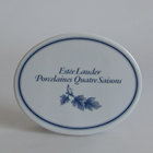 1984, Youth-Dew, QUATRE SAISONS PORCELAIN COUNTER PLACARD