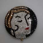 0, KATHRINE BAUMANN - FACE (BACK - BLACK RHINESTONES)