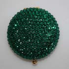 0, KATHRINE BAUMANN - 1 COLOR - DARK GREEN (RHINESTONES ON BOTH SIDES)