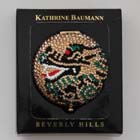 0, KATHRINE BAUMANN - CHINESE SUBJECT - DRAGON LARGE (BACK - BLACK RHINESTONES)