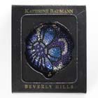 0, KATHRINE BAUMANN - FLOWER BLUE (BACK - CLEAR RHINESTONES)