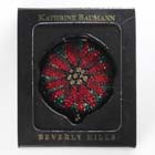 0, KATHRINE BAUMANN - FLOWER (BACK - GREEN RHINESTONES)