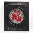 0, KATHRINE BAUMANN - CHINESE SUBJECT - GOOD FORTUNE COMPACT (BACK - CLEAR RHINESTONES)