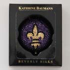 0, KATHRINE BAUMANN - HERALDIC FIGURE - LILIE (BACK - PURPLE RHINRSTONES)