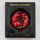 0, KATHRINE BAUMANN - CHINESE SUBJECT - LONG LIFE COMPACT (BACK - RED RHINESTONES)