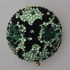 0, KATHRINE BAUMANN - SNAKE SKIN GREEN (BACK - LIGHT GREEN RHINESTONES