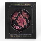 0, KATHRINE BAUMANN - SNAKE SKIN PINK (BACK - BLACK RHINESTONES)