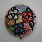 0, KATHRINE BAUMANN - FLOWER - STAINED GLASS (BACK - CLEAR RHINESTONES)