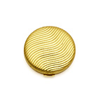 1980, GOLDEN RIBBED FOR MOISTURE-BALANCED FACE POWDER