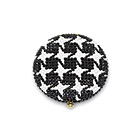 0, KATHRINE BAUMANN - HOUNDSTOOTH (FRONTSIEDE PEARLS, BACK SIDE BLACK RHINESTONES)